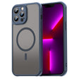Husa de protectie Techsuit HaloFrost II MagSafe compatibil cu iPhone 13 Pro, Bleumarin