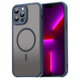 Husa de protectie Techsuit HaloFrost II MagSafe compatibil cu iPhone 13 Pro, Bleumarin