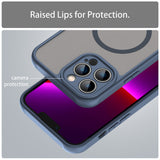 Husa de protectie Techsuit HaloFrost II MagSafe compatibil cu iPhone 13 Pro, Bleumarin