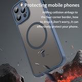 Husa de protectie Techsuit HaloFrost II MagSafe compatibil cu iPhone 13 Pro, Bleumarin