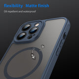 Husa de protectie Techsuit HaloFrost II MagSafe compatibil cu iPhone 13 Pro, Bleumarin