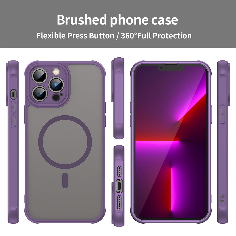 Husa de protectie Techsuit HaloFrost II MagSafe compatibil cu iPhone 13 Pro, Mov