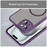 Husa de protectie Techsuit HaloFrost II MagSafe compatibil cu iPhone 14, Mov