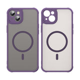 Husa de protectie Techsuit HaloFrost II MagSafe compatibil cu iPhone 14, Mov