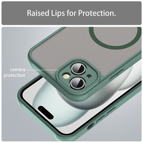 Husa de protectie Techsuit HaloFrost II MagSafe compatibil cu iPhone 14 Plus, Verde