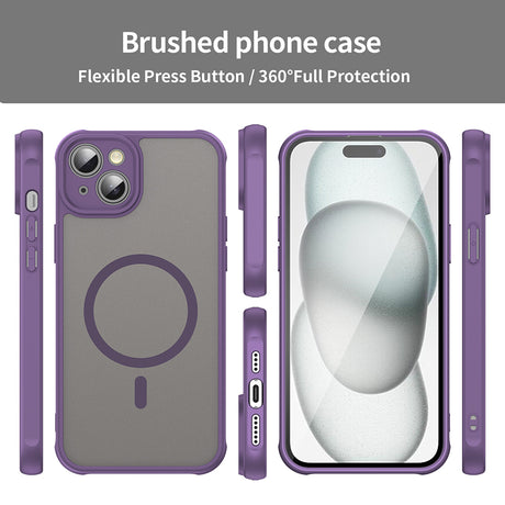 Husa de protectie Techsuit HaloFrost II MagSafe compatibil cu iPhone 14 Plus, Mov
