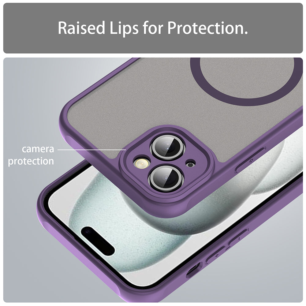Husa de protectie Techsuit HaloFrost II MagSafe compatibil cu iPhone 14 Plus, Mov