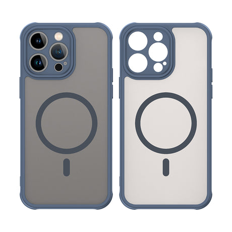 Husa de protectie Techsuit HaloFrost II MagSafe compatibil cu iPhone 14 Pro, Bleumarin