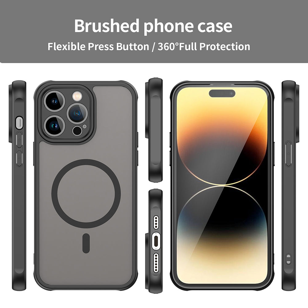 Husa de protectie Techsuit HaloFrost II MagSafe compatibil cu iPhone 14 Pro Max, Negru