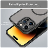 Husa de protectie Techsuit HaloFrost II MagSafe compatibil cu iPhone 14 Pro Max, Negru