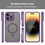 Husa de protectie Techsuit HaloFrost II MagSafe compatibil cu iPhone 14 Pro Max, Mov