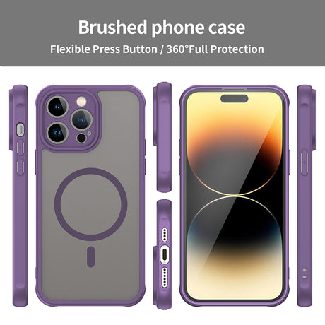 Husa de protectie Techsuit HaloFrost II MagSafe compatibil cu iPhone 14 Pro Max, Mov