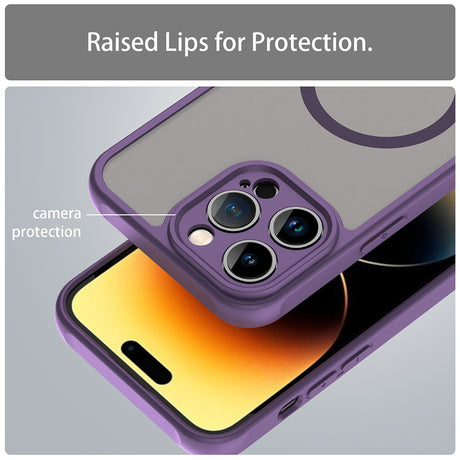 Husa de protectie Techsuit HaloFrost II MagSafe compatibil cu iPhone 14 Pro Max, Mov