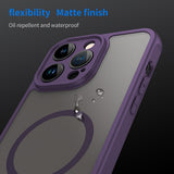 Husa de protectie Techsuit HaloFrost II MagSafe compatibil cu iPhone 14 Pro Max, Mov