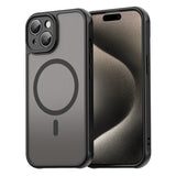 Husa de protectie Techsuit HaloFrost II MagSafe compatibil cu iPhone 15, Negru