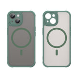 Husa de protectie Techsuit HaloFrost II MagSafe compatibil cu iPhone 15, Verde