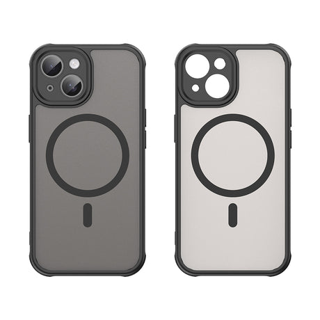 Husa de protectie Techsuit HaloFrost II MagSafe compatibil cu iPhone 15 Plus, Negru