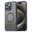 Husa de protectie Techsuit HaloFrost II MagSafe compatibil cu iPhone 15 Pro, Bleumarin
