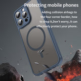 Husa de protectie Techsuit HaloFrost II MagSafe compatibil cu iPhone 15 Pro, Bleumarin