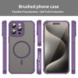 Husa de protectie Techsuit HaloFrost II MagSafe compatibil cu iPhone 15 Pro, Mov