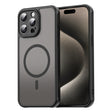 Husa de protectie Techsuit HaloFrost II MagSafe compatibil cu iPhone 15 Pro Max, Negru