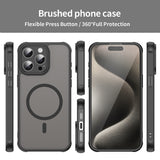 Husa de protectie Techsuit HaloFrost II MagSafe compatibil cu iPhone 15 Pro Max, Negru
