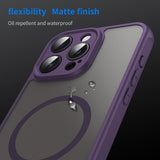 Husa de protectie Techsuit HaloFrost II MagSafe compatibil cu iPhone 15 Pro Max, Mov
