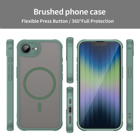 Husa de protectie Techsuit HaloFrost II MagSafe compatibil cu iPhone 16e / iPhone 17e, Verde