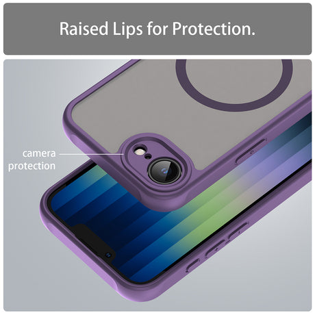 Husa de protectie Techsuit HaloFrost II MagSafe compatibil cu iPhone 16e / iPhone 17e, Mov