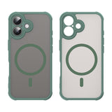 Husa de protectie Techsuit HaloFrost II MagSafe compatibil cu iPhone 16, Verde