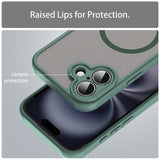 Husa de protectie Techsuit HaloFrost II MagSafe compatibil cu iPhone 16 Plus, Verde