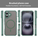 Husa de protectie Techsuit HaloFrost II MagSafe compatibil cu iPhone 16 Plus, Verde