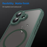 Husa de protectie Techsuit HaloFrost II MagSafe compatibil cu iPhone 16 Plus, Verde