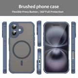 Husa de protectie Techsuit HaloFrost II MagSafe compatibil cu iPhone 16 Plus, Bleumarin