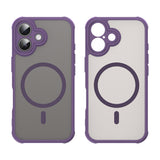 Husa de protectie Techsuit HaloFrost II MagSafe compatibil cu iPhone 16 Plus, Mov
