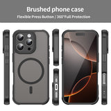 Husa de protectie Techsuit HaloFrost II MagSafe compatibil cu iPhone 16 Pro, Negru