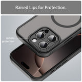 Husa de protectie Techsuit HaloFrost II MagSafe compatibil cu iPhone 16 Pro, Negru