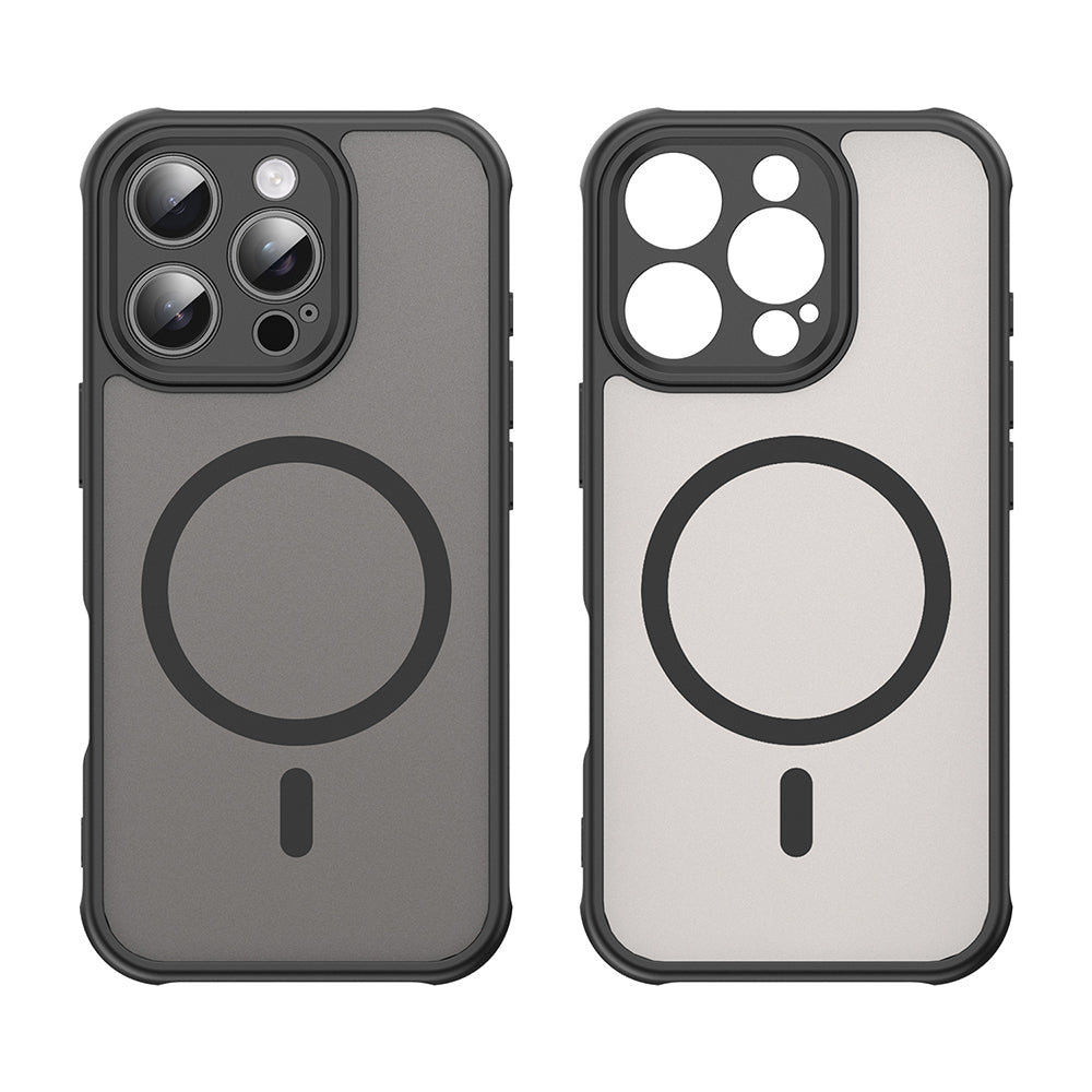 Husa de protectie Techsuit HaloFrost II MagSafe compatibil cu iPhone 16 Pro, Negru
