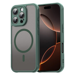 Husa de protectie Techsuit HaloFrost II MagSafe compatibil cu iPhone 16 Pro, Verde