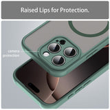 Husa de protectie Techsuit HaloFrost II MagSafe compatibil cu iPhone 16 Pro, Verde