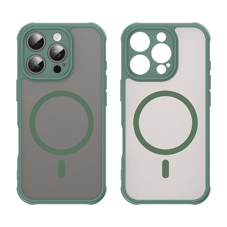 Husa de protectie Techsuit HaloFrost II MagSafe compatibil cu iPhone 16 Pro, Verde