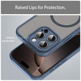 Husa de protectie Techsuit HaloFrost II MagSafe compatibil cu iPhone 16 Pro, Bleumarin