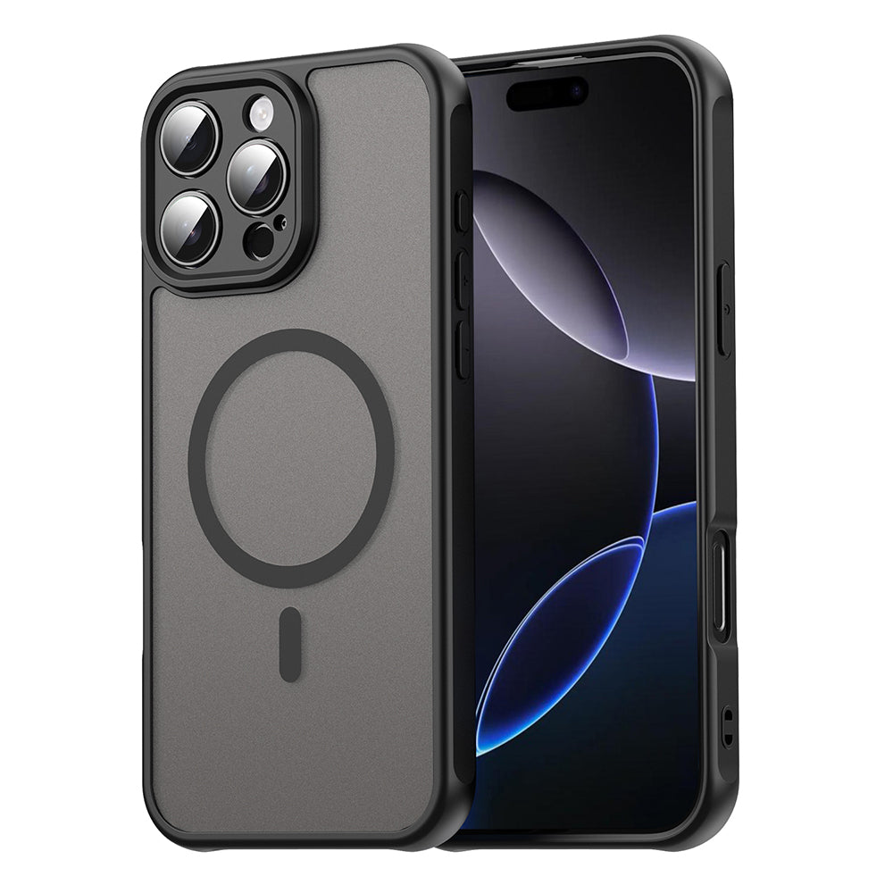 Husa de protectie Techsuit HaloFrost II MagSafe compatibil cu iPhone 16 Pro Max, Negru
