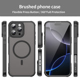 Husa de protectie Techsuit HaloFrost II MagSafe compatibil cu iPhone 16 Pro Max, Negru