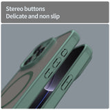 Husa de protectie Techsuit HaloFrost II MagSafe compatibil cu iPhone 16 Pro Max, Verde