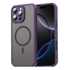 Husa de protectie Techsuit HaloFrost II MagSafe compatibil cu iPhone 16 Pro Max, Mov