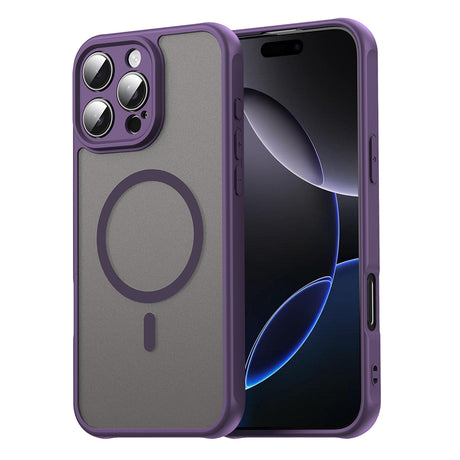 Husa de protectie Techsuit HaloFrost II MagSafe compatibil cu iPhone 16 Pro Max, Mov