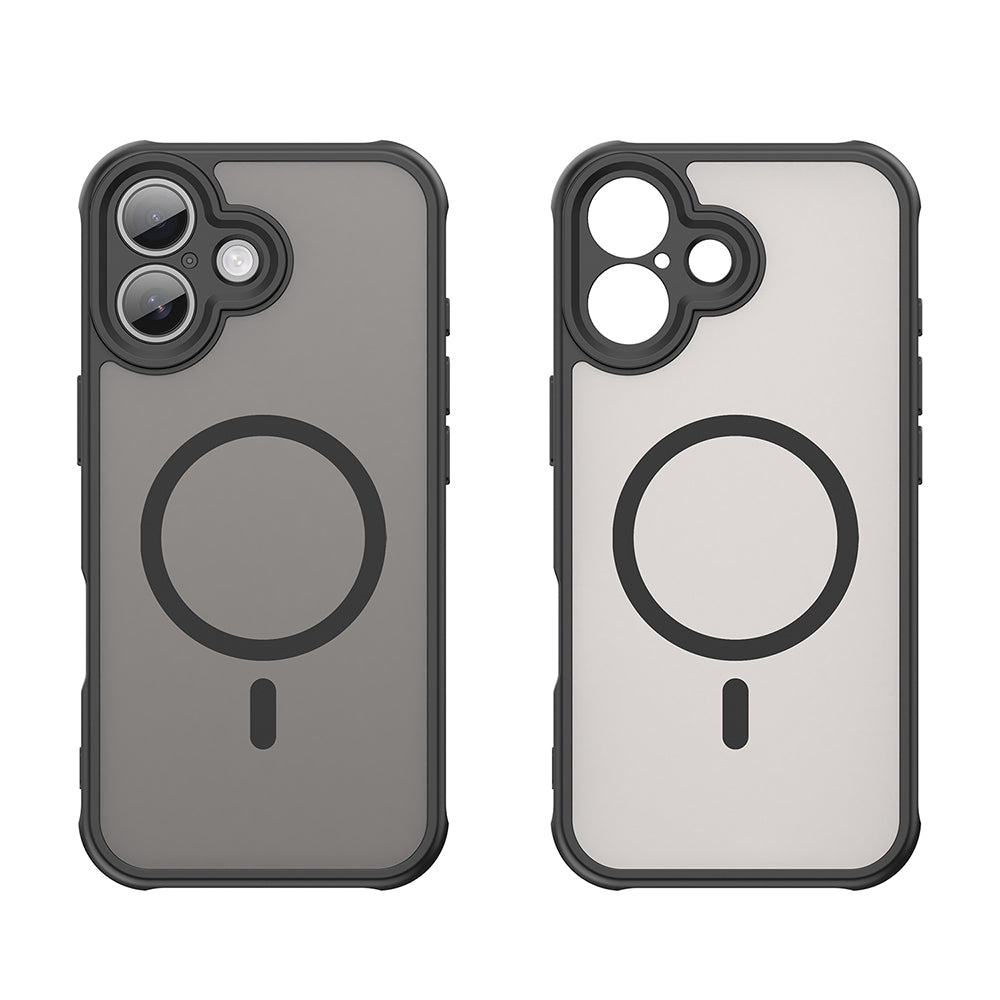 Husa de protectie Techsuit HaloFrost II MagSafe compatibil cu iPhone 17, Negru