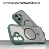 Husa de protectie Techsuit HaloFrost II MagSafe compatibil cu iPhone 17, Verde