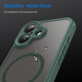 Husa de protectie Techsuit HaloFrost II MagSafe compatibil cu iPhone 17, Verde